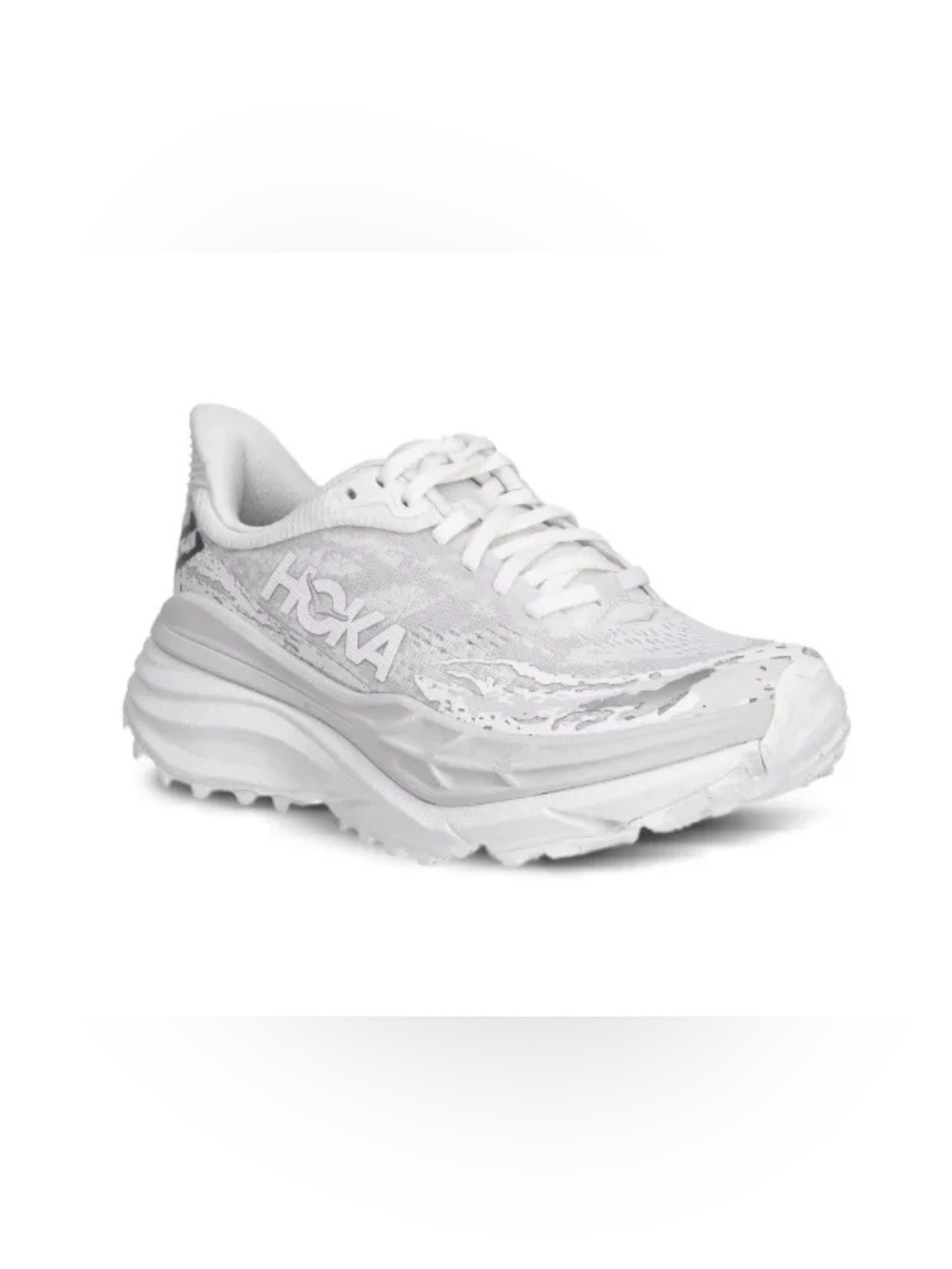 Hoka one one Stins7 Triple White Women's Cushioned Running Shoe